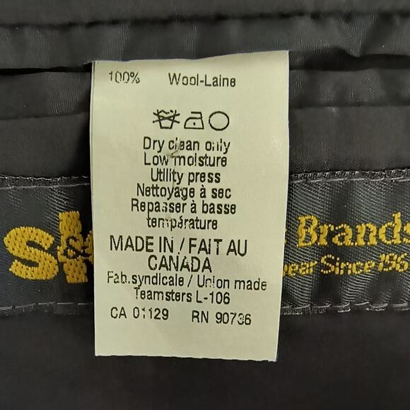 Lauren Ralph Lauren 100% Wool Blazer Jacket Men's Sz 46L Gray 2 Button - Picture 3 of 15